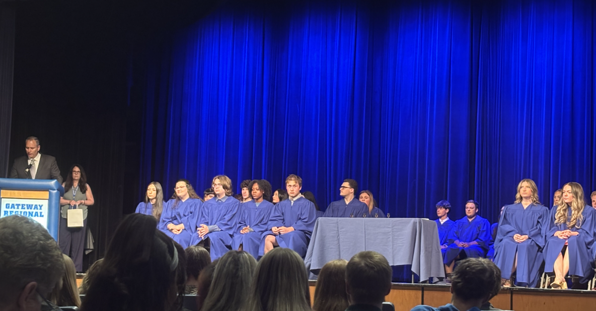 NHS Inductees and junior award winners take the stage